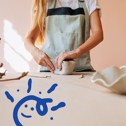 ClaytonKit Töpferset zuhause Töpfern ohne Brennofen perfekt als Geschenk