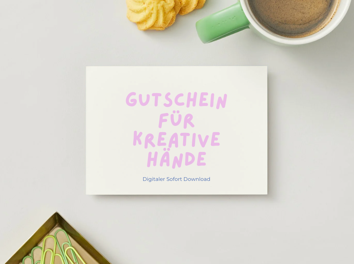 Digitaler Download Last Minute Gutschein zum Verschenken Töpferkurs, Töpferset