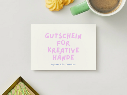 Digitaler Download Last Minute Gutschein zum Verschenken Töpferkurs, Töpferset