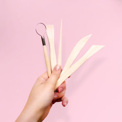 5er Set Modellierhölzer