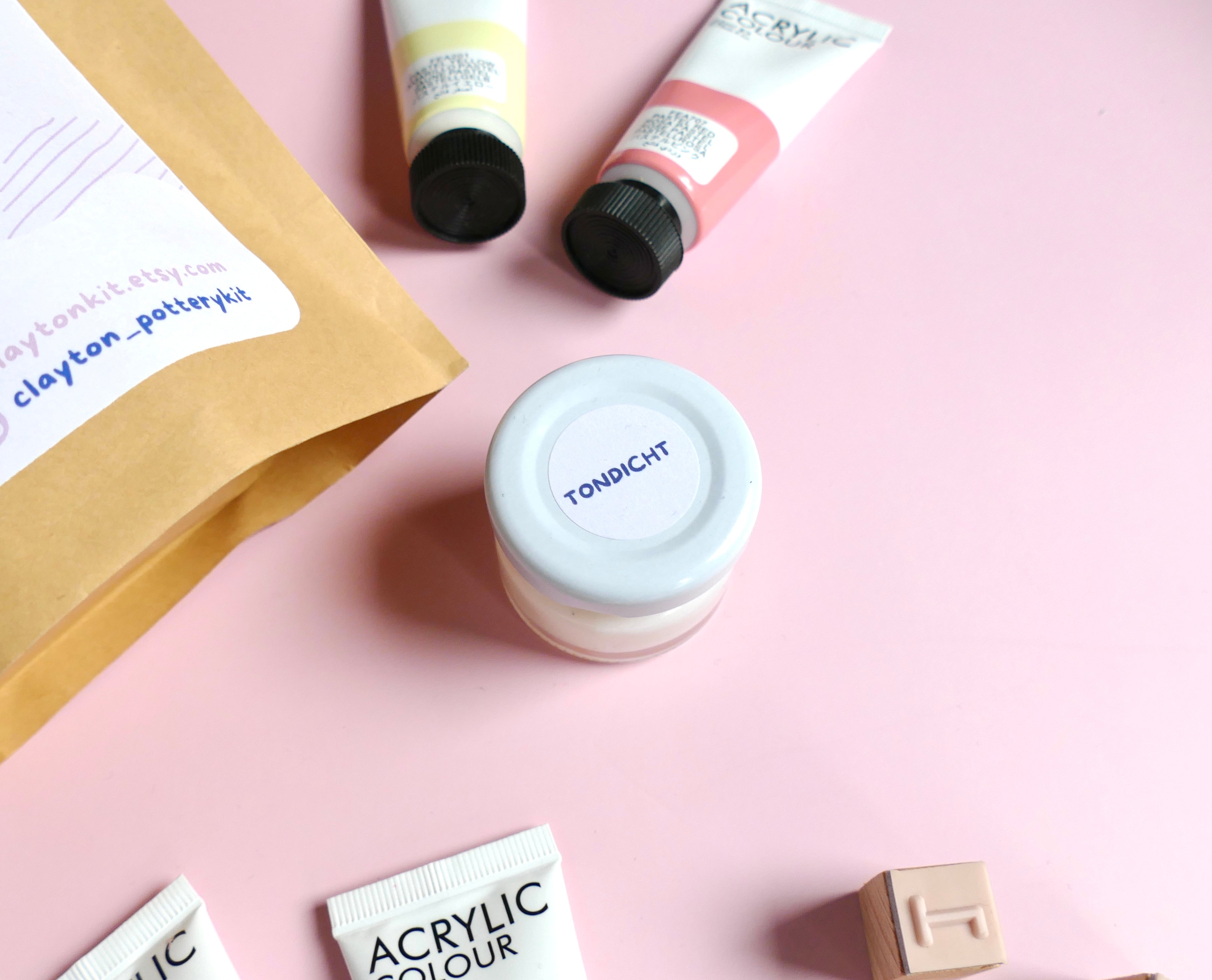 ClaytonKit Töpferset zuhause Töpfern ohne Brennofen perfekt als Geschenk