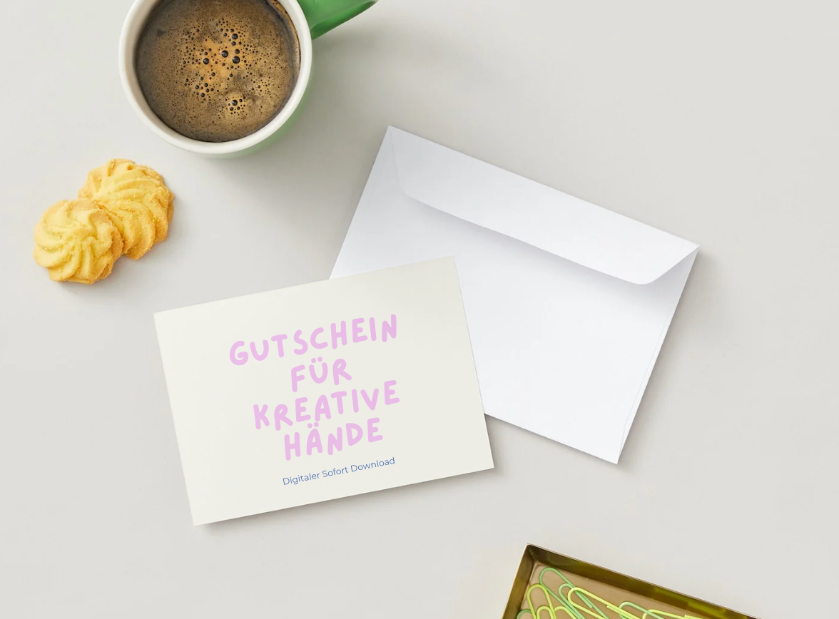 Gutschein kreatives Geschenk digital